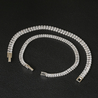 Conjunto de Pulseras de Tenis de Acero Inoxidable 316L con Circonitas Cúbicas Multicorte para Mujer, Brazaletes Apilables, Joyería Inalterable