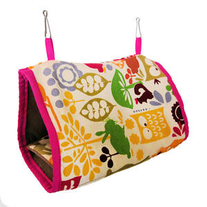 Bird Parrot Tent Canvas Pet Nest Saco de dormir-Casa, Piso o colgante, Hamaca de algodón para hámster - Product Image 4