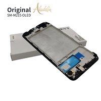 Rakitan pengganti LCD OLED asli untuk Samsung M21/M215 suku cadang ponsel garansi 1 tahun