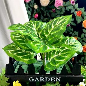 Hot Bán Hoa Văn Phòng Nhân Tạo Cây Màu Xanh Lá Cây Lá Chi Nhánh Cho Trang Trí Nội Thất Đám Cưới Ngoài Trời Trong Nhà Trang Trí - Product Image 4