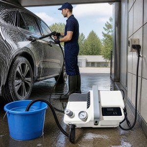 Nuova Idropulitrice Portatile <span class=keywords><strong>DIKE</strong></span> DK12.15 1800W 120Bar <span class=keywords><strong>6</strong></span>.5L/min Certificata CE in Acciaio Inox OEM ODM per Pulizia Auto - Product Image 5