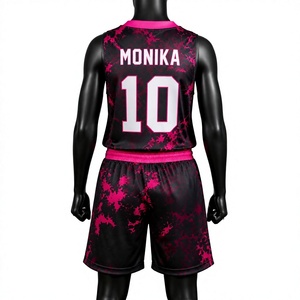 Queens Basketball Trikot-Set Damen V-Ausschnitt Ärmellos Sublimationsdruck Schnelltrocknend Sportbekleidung Erwachsene Alle Jahreszeiten - Product Image 3