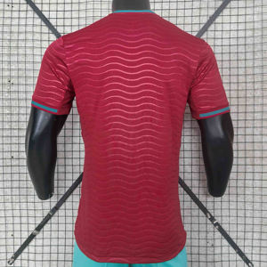 Maillot de football de l'équipe nationale du Portugal 100% polyester version joueur personnalisable avec nom et numéro T-shirt Portugal - Product Image 2