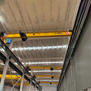 Grúa de puente Eot, grúa de viaje aérea de una sola viga con polipasto eléctrico a la venta - Product Image 6