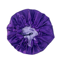 Bonnet de Nuit en Satin de Soie Doux de Haute Qualité pour Bébé, Maman et Moi, Avec Cordon de Serrage