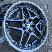 Jeu de 2 jantes forgées en alliage poli à 5 branches, à déport profond, 18-24 pouces, entraxes 5x112, 5x120, 5x114.3, compatibles BMW Toyota