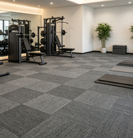 Dalles de moquette commerciales modulaires 50x50, support non-tissé, nylon haute densité, insonorisantes, résistantes aux taches, pour lieu de travail