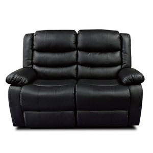 Canapé-lit carré 2 <span class=keywords><strong>places</strong></span> personnalisé en cuir PU <span class=keywords><strong>noir</strong></span> avec fonction massage et structure gonflable pour salon moderne - Product Image 1