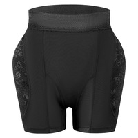 Shorty sculptant en soie ODM pour femme avec coussinet en éponge amovible, respirant, sans couture, rehausseur de fesses et de hanches, culotte de contrôle