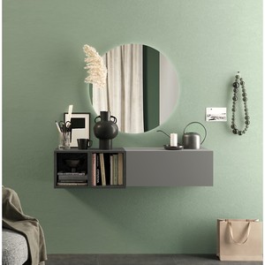 INFINITY 2.0 Mobiletto da Ingresso in Ardesia e Piombo - Product Image 1