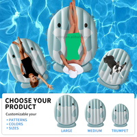 Tapis flottant en forme de dauphin Matelas de piscine Flotteur Enfants Adulte Tapis gonflable Flotteurs de piscine pour la natation Lac Beach Party