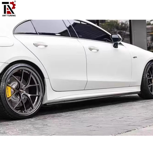 กระโปรงข้างอเนกประสงค์ทำจากคาร์บอนไฟเบอร์สำหรับ W257 Mercedes-<span class=keywords><strong>Benz</strong></span>, เข้ากันได้กับ W204, W205, W212, W213, W222, W218, W176, <span class=keywords><strong>CLS</strong></span>, CLA - Product Image 4