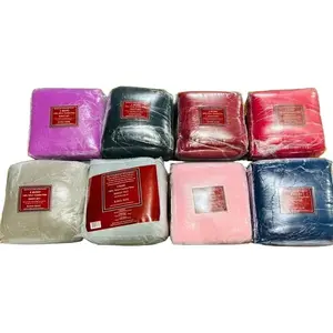 Juego de Sábanas de Polar para Cama Matrimonial, 4 Piezas, Diseño Liso, Marca Twin Brothers - Product Image 3