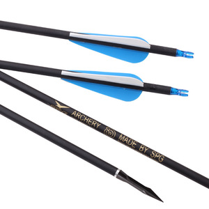 Hỗn hợp carbon Armor-piercing bắn cung mũi tên phổ Threaded tất cả nhôm thay thế thép mũi tên Nhựa chụp ngoài trời - Product Image 1