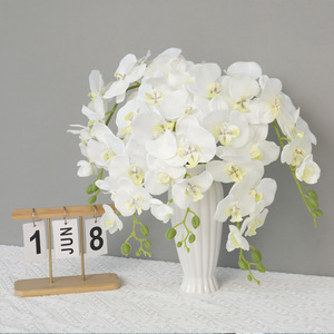 Oferta Especial: Tallo de Orquídea Artificial Grande y Realista Hecho a Mano, Flor de Seda de Alta Calidad para Decoración de Bodas, Aroma Delicioso, Ideal para Navidad - Product Image 2