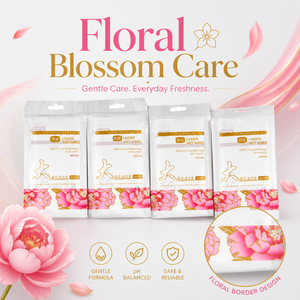 Toallitas Húmedas Femeninas CHINOISERIE al por Mayor, Paquete de 10 Unidades, Diseño de Peonía y Grulla Dorada, Envueltas Individualmente - Product Image 1