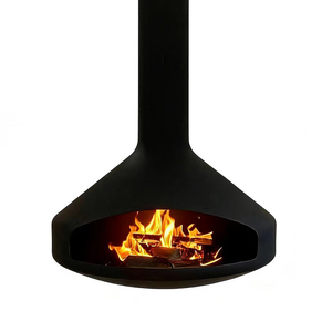 <span class=keywords><strong>Barbecue</strong></span> circulaire suspendu moderne en acier à haute teneur en carbone avec ventilation verticale, <span class=keywords><strong>foyer</strong></span> intérieur OEM à 360 degrés - Product Image 1
