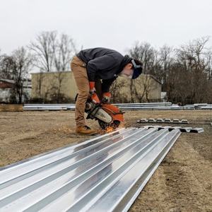 Le pont en acier ondulé de Decking en métal lambrisse les biens résistants au <span class=keywords><strong>feu</strong></span> de plate-forme de plancher en métal pour des applications de bâtiment commercial - Product Image 5