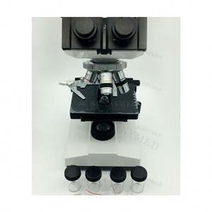 獣用生物顕微鏡無色目的4x10x40x100x LED照明付きデジタル生物学的双眼 - Product Image 5