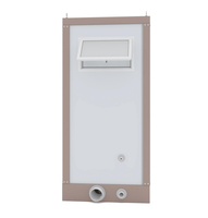 Module de douche et toilettes modulaire à panneaux sandwich pour séparation sec-humide, idéal pour le camping et les événements