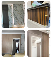 Panneau mural en PVC imperméable de haute qualité pour la décoration intérieure