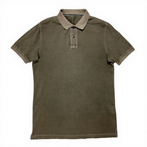 Chemises pour hommes de haute qualité avec logo personnalisé, respirantes, en toile, à manches courtes, motif uni, coton/polyester, décontractées - Product Image 1