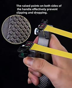 Tirachinas con luz de nivel, banda de goma plana, tirachinas para caza al aire libre, catapultas de precisión de gran potencia - Product Image 4