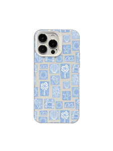 Coque transparente en TPU motif bleu clair thème plage estivale, style vacances pour iPhone 17 16 15 14 13 Pro Max - Product Image 6