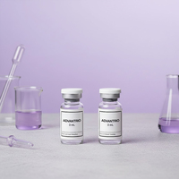Nouveauté : flacons en verre stériles de 3 ml pour sérum cosmétique et stockage par lyophilisation, flacons tubulaires en verre