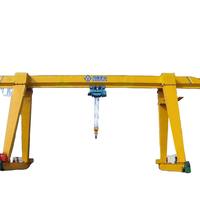 Grue portique à poutre simple sur rail, type palan, structure en acier Q235B, personnalisée Schneider Electric, 1T, 2T, 3T, 5T