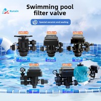 Runxin F139 série piscine électrique réservoir de sable filtre équipement lavage à contre-courant automatique multi-contrôle Angle Structure eau OEM pris en charge
