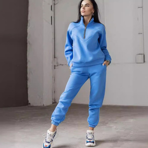 Conjunto <span class=keywords><strong>de</strong></span> Dos Piezas <span class=keywords><strong>de</strong></span> Sudadera con Capucha Informal <span class=keywords><strong>de</strong></span> Moda para Primavera y Otoño, <span class=keywords><strong>de</strong></span> Manga Larga, Color Sólido, Felpa, Ajustado - Product Image 4