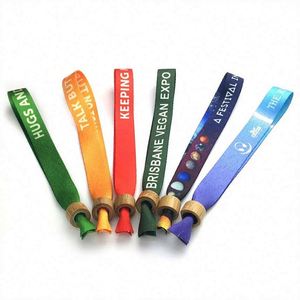 Bracelet en tissu de bambou imprimé par sublimation personnalisée en gros - Product Image 2
