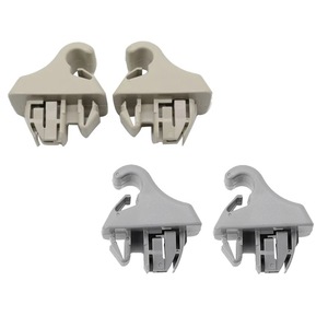 Mitsubishi Sun Visor <b>Clips</b> MR779704 MR779705 Beige Gray Makeup Mirror Fixing <b>Hooks</b> For Pajero V73 V77 V93 V97 - Product Image 1
