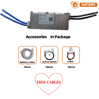 ANT Smart BMS 10-32Séries 120A (pic 300A) Alimentations PCB avec module d'équilibrage actif 5A pour la protection de la batterie