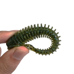 Vente en gros 12cm 8.5g 3D yeux queue de pêche leurre souple PVC appâts de natation pour truite bar 10g poids pour rivière lac - Product Image 6