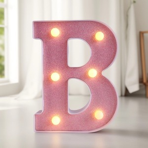 Lumière LED rose lumineuse transfrontalière en forme de lettres anglaises, idéale pour les propositions, les confessions, la décoration, les fêtes d'anniversaire et comme lumière numérique. - Product Image 5