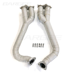 Barcaza <span class=keywords><strong>Precio</strong></span> de fábrica Tubo de escape para <span class=keywords><strong>Porsche</strong></span> <span class=keywords><strong>718</strong></span> GT4 RS 4.0L 2022UP Bajante con escudo térmico - Product Image 2