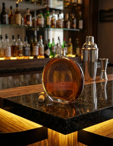 Bouteilles à liqueur en <span class=keywords><strong>verre</strong></span> en forme de disque, best-sellers, 500 ml, 700 ml, 750 ml, pour whisky, brandy, <span class=keywords><strong>cognac</strong></span>, rhum, bourbon, scotch, tequila, gin - Product Image 2