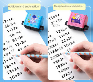Fournitures pour enseignants Timbres <span class=keywords><strong>de</strong></span> pratique pédagogique Addition Soustraction <span class=keywords><strong>Math</strong></span> Stamp Number Rolling Teacher Stamps - Product Image 5