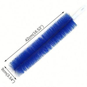 Stainless Steel Fan Brush Dust Removal Tool Wooden Bamboo Handle for Multi-functional Use Air-conditioner Furniture Home Car - Product Image 6