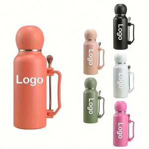 Termo Personalizado de Gran Capacidad (1300 ml) para Yerba Mate, Botella de Agua Aislada de Acero Inoxidable con Cuchara - Product Image 3
