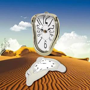 Reloj de Relojero Derretido, Reloj de Salvador Dalí para Decoración del Hogar, Oficina, Estante, Escritorio, Mesa, Regalo Creativo y Divertido - Product Image 6