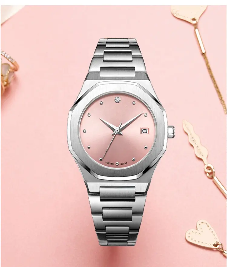 競争力のある価格の時計女性サプライヤー、手首の女の子の手時計女性の高級スタイルの時計工場