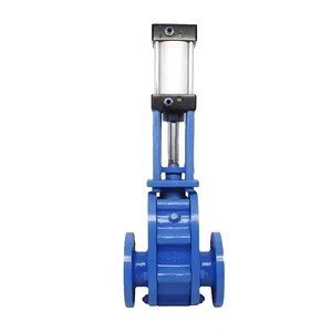 Válvula de Compuerta Neumática de Doble Disco Cerámico DELCO Z644TC - Resistente al Desgaste, para Transporte de Cenizas - Product Image 2
