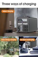 Centrale solaire électrique portable 1000W 110V 220V avec contrôleur MPPT système de batterie de panneau solaire