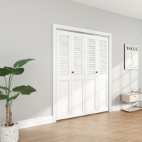 Kits de quincaillerie pour portes de placard intérieures à deux volets bon prix vente en gros Accessoires modernes pour portes en bois Système de pliage de portes pour l'intérieur