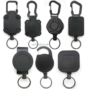 Longe porte-clés rétractable robuste avec pince de ceinture antivol mousqueton télescopique suspendu porte-clés porte-Badge accessoires - Product Image 1