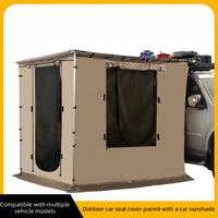 Annexe latérale pour camping-car autonome, abri de style Overland, auvent solaire assorti au véhicule pour l'aventure en plein air