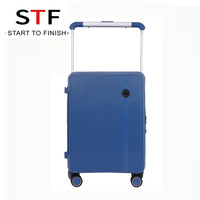 20 25 29 pouces PP 3 pièces ensemble de bagages pour ordinateur portable avant ouvert grand bagage à main sur valise à roulettes léger étanche bagages en gros